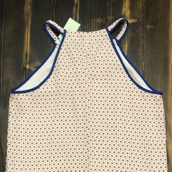 Skies Are Blue(Dillards)- Border Print Halter Neck Sleeveless Shift Dress SZ S - Picture 8 of 12